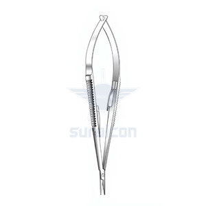 Portaagujas Castroviejo de 13 cm / 5-1/4 Pulgadas, Recto con Bloqueo, Instrumento Quirúrgico Simple para un Manejo Preciso de las Agujas - Product Image 3