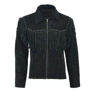 High Quality Brown <b>Suede</b> <b>Jacket</b> Stand Collar Button Winter Leather Men Front Breathable Wholesale OEM Service Fashion - Product Image 1