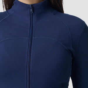 Women's Breathable Quick Dry Spandex/Nylon Skinny Fit Stand Collar <b>Yoga</b> <b>Jacket</b> Long Sleeve for Running Workout Spring 2026 - Product Image 6