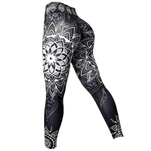 Leggings de Yoga Transpirables para Mujer, Cintura Alta, Leggings Deportivos Sublimados Personalizados de Alta Calidad - Product Image 1