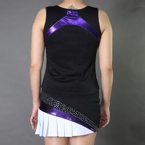 Uniformes de Animadoras Personalizados con Pedrería, 100% Poliéster, Tela Ligera y Transpirable, Diseño Atrevido, Uniformes para Mujeres Adultas - Product Image 4