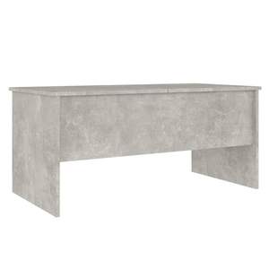 Table basse en bois d'ingénierie gris béton 40.2 po x 19.9 po x 18.3 po - Product Image 5
