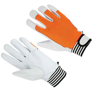 Guantes de Conducción de Cuero Vacuno Natural Blanco Premium, Duraderos y Suaves, Diseño Personalizado, Guantes de Seguridad para Trabajo Industrial - Product Image 6