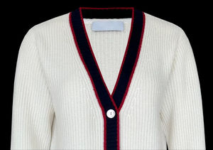 Wholesale Premium Quality V Neck Breathable Trending Stylish Hot Selling Winter Cashmere Knitted Unisex <b>Cardigan</b> <b>Sweater</b> Front - Product Image 5
