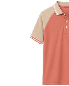Camiseta Polo Personalizada para Hombre en Color Beige Coral, Ropa Deportiva Informal, Transpirable, Camiseta de Golf de Verano, Prenda Deportiva Premium - Product Image 3