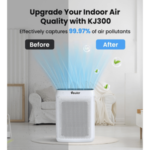 Purificateur d'air domestique à 360 degrés avec filtre à charbon actif (taille de particules de 0,3 micron), fonction aromathérapie, PM2.5 HEPA H13 - Product Image 3