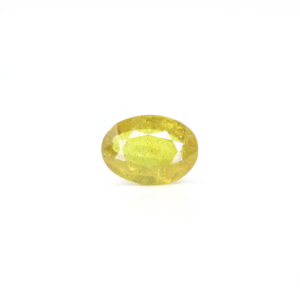 Natural Yellow Sapphire 2.8 Carat Oval Cut Loose Gemstone for Fine Jewelry - Product Image 1