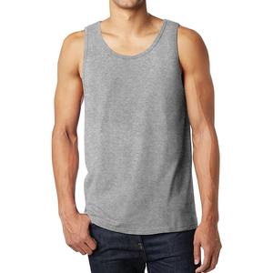 Débardeur de sport personnalisé pour homme de haute qualité, respirant, confortable, sans manches, 100 % coton peigné - Product Image 6