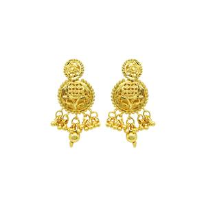 ชุดเครื่องประดับแฟชั่นสไตล์ดูไบ ทอง 14K 18K 24K ไมครอน ขายส่ง สร้อยคอทองเหลืองขึ้นรูป ดีไซน์ลายดอกไม้แบบดั้งเดิม - Product Image 6