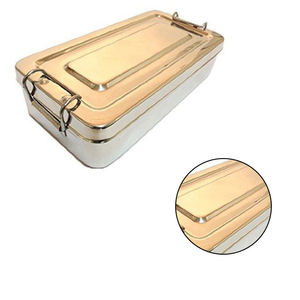 Surgical Hospital Hollow Ware Utensils Reusable Instruments Tray LID Neurosurgery Instruments Lock ISO Manual by <b>Blush</b> surgical - Product Image 4