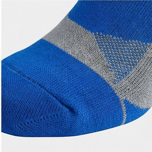 Blue Ankle Socks Breathable Running Sports Socks for Adults Solid Color Knitted Design - Product Image 6