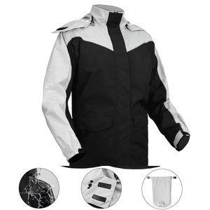 2026 <b>Men</b> Running <b>Biking</b> <b>Jackets</b> Printed Windbreaker Reflective Windproof Fleece Lined Cold Weather Custom Logo Unique Style - Product Image 1