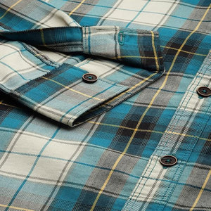 เสื้อเชิ้ตผู้ชายแขนยาวสีพื้นย้อมสีล้วนสำหรับผู้ชายเสื้อเชิ้ตสีพื้นแบบสั่งทำ - Product Image 3