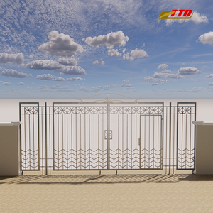 Portail en fer forgé artisanal décoratif pour villas, hôtels et projets commerciaux haut de gamme - Product Image 3