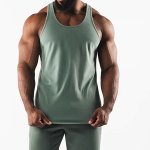 Camiseta sin Mangas para Hombre, Color Azul Marino, Cuello Redondo, Tejida, Ecológica, Estilo Casual, con Logotipo Frontal - Product Image 1