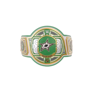 Ceinture de championnat des Dallas Stars de la LNH, personnalisable, de haute qualité, verte et dorée, ceinture sportive personnalisée, ceinture de champion, édition de collection - Product Image 1