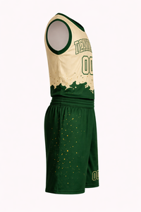 เสื้อเจอร์ซีย์ขายส่ง สีเบจ สีเขียว ทีมชาติสหรัฐอเมริกา ชุดยูนิฟอร์มบาสเก็ตบอลอเมริกัน แบบเย็บ  แห้งเร็ว ดีไซน์ใหม่ล่าสุด - Product Image 5