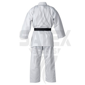 Karate <b>Protector</b> Hot Sale Custom Logo Karate Gi Suit Sets Polyester/Cotton Breathable Quick Dry Martial Arts Uniform Wholesale - Product Image 3