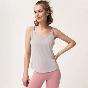 Camiseta sin mangas para mujer, diseño veraniego, con logotipo personalizado, 250 g/m², nueva llegada, algodón transpirable, alta calidad - Product Image 1