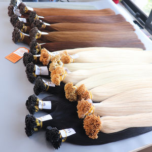 Offre spéciale 100% cheveux humains 613 cheveux vierges crus I Tip Extensions de cheveux Cuticule vierge crue alignée - Product Image 3