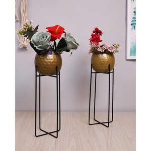 Vase en métal de style moderne, best-seller en gros, avec un matériau durable et un design élégant pour les arrangements floraux et la décoration intérieure - Product Image 6