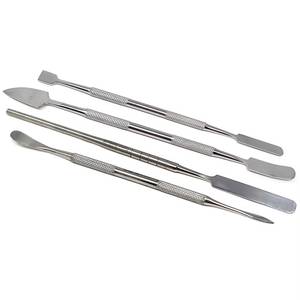 Morje Surgical Stainless Steel <b>Nail</b> Cuticle Pusher Tool Set Double Head Flat Reusable Manicure <b>Kit</b> - Product Image 6