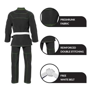 Uniforme Profesional de Karate, Ligero, de Algodón, para Judo y Artes Marciales, con Cinturón, para Adultos 2026 - Product Image 5