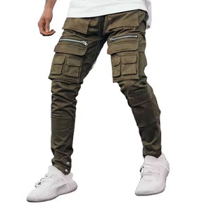 Pantalones Cargo Transpirables para Hombre, para Senderismo, Entrenamiento y Viajes, Estilo Informal, Corte Relajado, Moda Urbana - Product Image 1