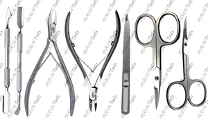 14pcs Luxurious Stainless Steel Manicure <b>Pedicure</b> <b>Set</b> Man Woman Beauty Care Kit Made in China - Product Image 4