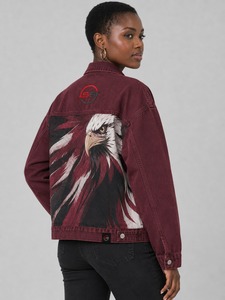 Gilet en jean bleu classique pour femme, sans manches, boutonné sur le devant, décontracté, avec poches poitrine, idéal pour le quotidien et la superposition - Product Image 2