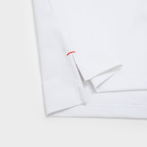 Aristino เสื้อกอล์ฟผู้ชายสีขาว APSG23AS2-Smart ลำลองแขนสั้นผ้าโพลีเอสเตอร์15% ผ้าสแปนเด็กซ์เสื้อออกแบบสีทึบ - Product Image 3