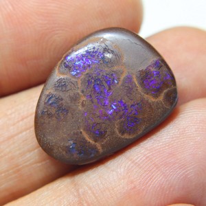 Ópalo de Boulder Australiano Cabujón, Ópalo Sólido Natural, Gema Suelta, Piedra de Ópalo de Fuego Azul de Boulder Australiano para Fabricación de Joyas - Product Image 3