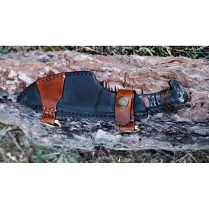 Burraq - Espada Medieval Antigua Hecha a Mano, Personalizada, OEM, Forjada a Mano en Acero al Carbono, Hoja No Ajustable, Grosor Personalizado, Multifuncional - Product Image 3