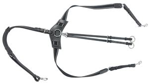 Pechera de Cuero de Alta Calidad de 5 Puntos con Parches de Piel para Mayor Comodidad del Caballo - Product Image 6