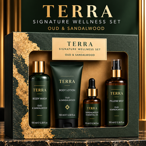 Set de Cuidado de la Piel para Hombre OEM/ODM, Gel de Ducha, Loción, Bruma Corporal, Aceite Esencial de Sándalo, Fragancia y Diseño de Empaque Personalizados - Product Image 2