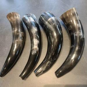Buffalo Horn <b>Glasses</b> Drinking Horn Handmade Genuine Ox Horn <b>Beer</b> Mug Food Grade Natural Finish - Product Image 1