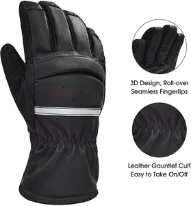 Gants de pompier personnalisés avec des matériaux de qualité supérieure, des coutures durables et une fabrication sous marque privée pour la vente en gros et la sécurité - Product Image 3