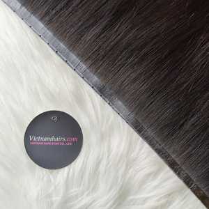 2026 Hot Selling Premium Quality 100% Vietnamese Virgin Human Hair Extensions Full Cuticle Butterfly <b>Machine</b> Double Straight - Product Image 3