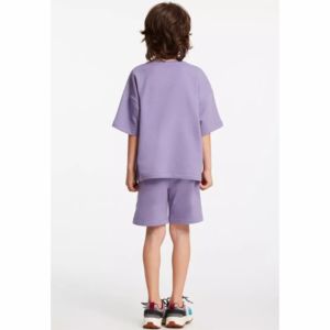 Ensembles de vêtements pour enfants, filles et garçons, t-shirts et shorts en deux pièces, personnalisés, de bonne qualité, vêtements d'été, vente en gros, ensemble de vêtements décontractés à la mode - Product Image 6
