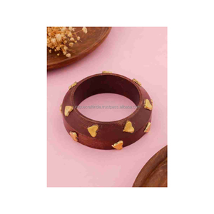 Pulsera delgada de madera hecha a mano, forma rectangular, accesorio portátil de artesanía natural para uso diario de las mujeres - Product Image 6