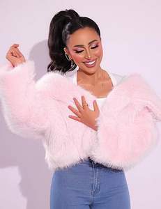 เสื้อโค้ทขนสุนัขจิ้งจอกแท้สำหรับผู้หญิงฤดูหนาว ขายส่งจากโรงงาน รับผลิตตามแบบ ขนสัตว์ธรรมชาติ  เสื้อแจ็คเก็ตขนฟูเลียนแบบคุณภาพสูง ไซส์ใหญ่ - Product Image 2