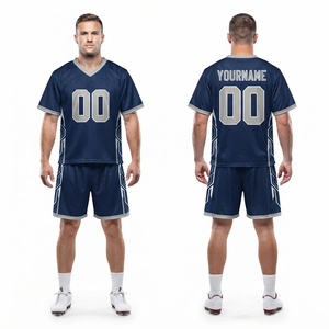Wholesale Custom Lacrosse <b>Jersey</b> and <b>Shorts</b> Set <b>for</b> Men <b>Women</b> Youth Sublimation Sports Uniform Breathable Lightweight Athletic - Product Image 1