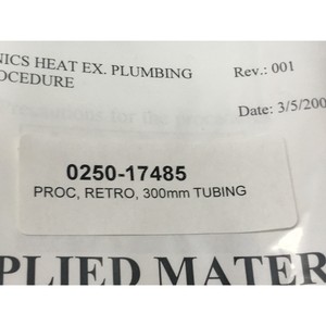 ชุดอุปกรณ์ AMAT 0240-17523, ชุดดัดแปลง, HX PLUMBING ON - อุปกรณ์และอะไหล่เซมิคอนดักเตอร์ระดับโลกที่เชื่อถือได้ - Product Image 6