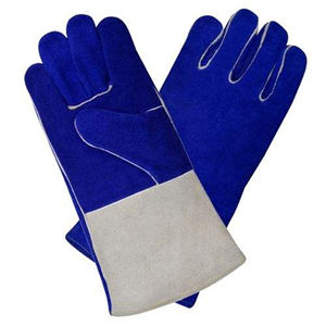 Guantes de soldadura TIG MIG de cuero de vaca de primera calidad de 13 pulgadas - Product Image 5