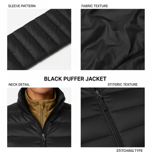 Chaqueta Acolchada Personalizable para Mujer, Cálida y Duradera, con Logotipo Bordado en la Parte Delantera, Corte Moderno, Impermeable, Transpirable, Excelente Protección contra el Frío - Product Image 6