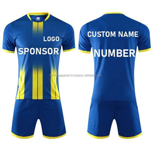 Nardon Apparel Kits de equipos al por mayor para clubes de fútbol Camiseta de fútbol juvenil con logotipo y números Uniformes de fútbol - Product Image 4