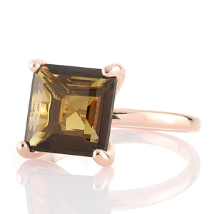Women's <b>Finger</b> Accessories Solid 925 Sterling Silver Natural Smoky Quartz Cushion Faceted Cut Gemstone Unisex <b>Rings</b> Fine Jewelry - Product Image 1