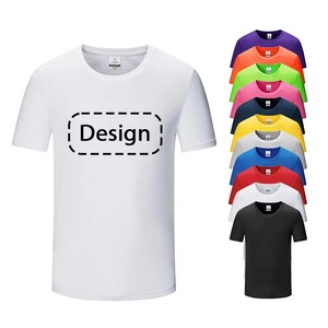 Wholesale Quick Dry T Shirt 100% <b>Polyester</b> Sublimation Blanks <b>Tshirt</b> With Your Logo Printed Men T Shirt - Product Image 1