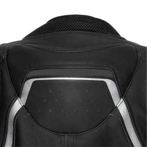 Chaqueta de cuero de moto ajustada superventas nuevo diseño en blanco negro colores piel de vaca invierno adecuado hecho Pakistán - Product Image 3