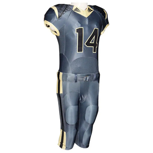 Nouveaux uniformes de football américain personnalisés, de haute qualité, en polyester imprimé, à séchage rapide, pour adultes, vêtements de sport - Product Image 4